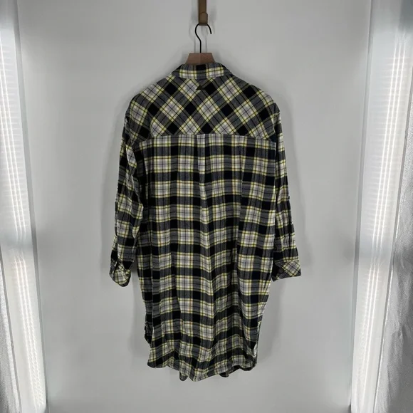 New! Barbour Lunan Plaid Button Down Dress Size US 10 - Picture 4 of 11